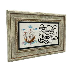 Kenar Deseni / Görseli Printed Natural Stone with Frame