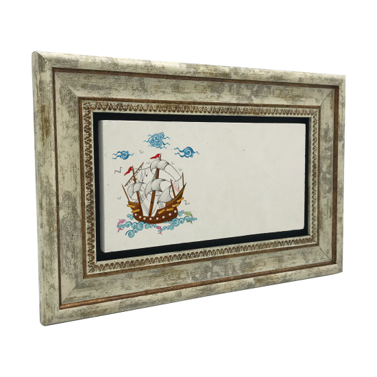 Kenar Deseni / Görseli Printed Natural Stone with Frame