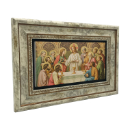 Eucharist (Rabbin Sofrası) Baskılı Doğal Taş Tablo