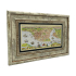 Bizans Haritası Printed Natural Stone with Frame
