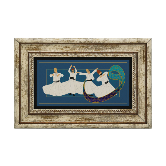 Semazenler Printed Natural Stone with Frame