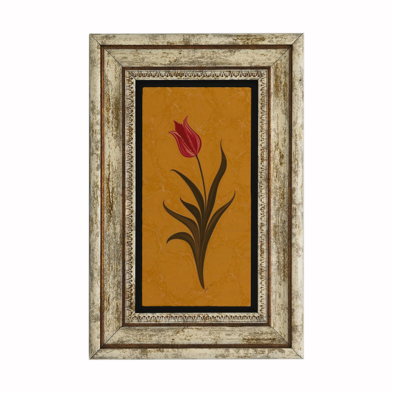 Ebru Baskılı Doğal Taş Tablo