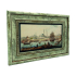 Old Istanbul View Printed Natural Stone with Frame