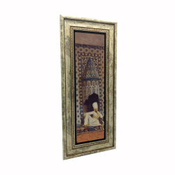 Osman Hamdi Bey - Kahve Ocağı Tablosu Baskılı Doğal Taş Tablo