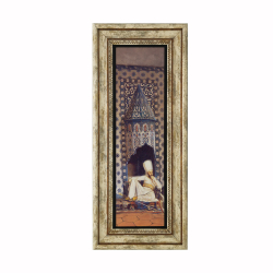 Osman Hamdi Bey - Kahve Ocağı Tablosu Baskılı Doğal Taş Tablo