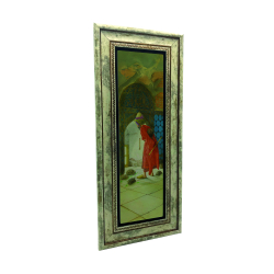 Kaplumbağa Terbiyecisi (Osman Hamdi Bey) Baskılı Doğal Taş Tablo