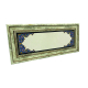 Name Can Be Added, Border Pattern / Image Printed Natural Stone with Frame