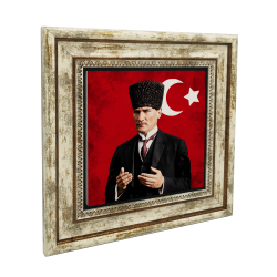Dua Eden Atatürk Baskılı Doğal Taş Tablo