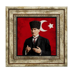 Dua Eden Atatürk Baskılı Doğal Taş Tablo
