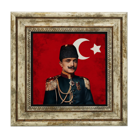 Enver Paşa Baskılı Doğal Taş Tablo