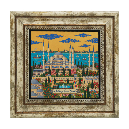 Sultan Ahmet Camii  Baskılı Doğal Taş Tablo