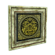 “He is the Knower of all things.” Printed Natural Stone with Frame