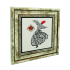 “Either appear as you are or be as you appear.” in the Form of Whirling Dervish Printed Natural Stone with Frame