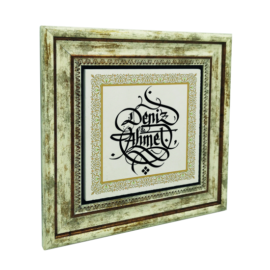 Kenar Deseni / Görsel Natural Stone with Frame