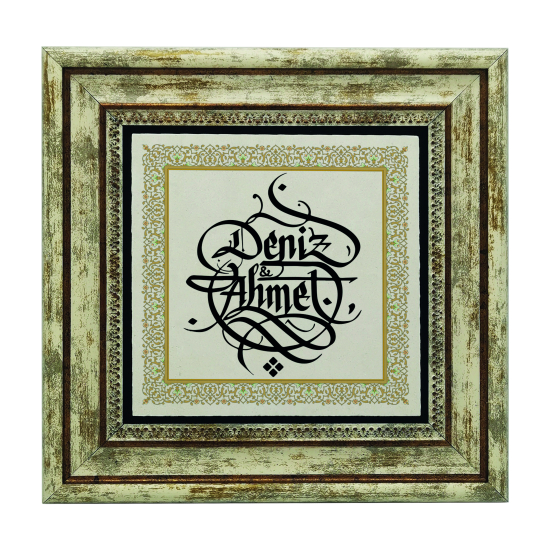 Kenar Deseni / Görsel Natural Stone with Frame